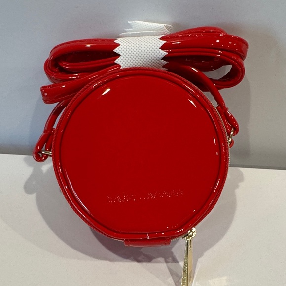 Marc Jacobs Handbags - Marc Jacob’s Mini Round Canteen Patent Red Leather Crossbody Bag NWOT